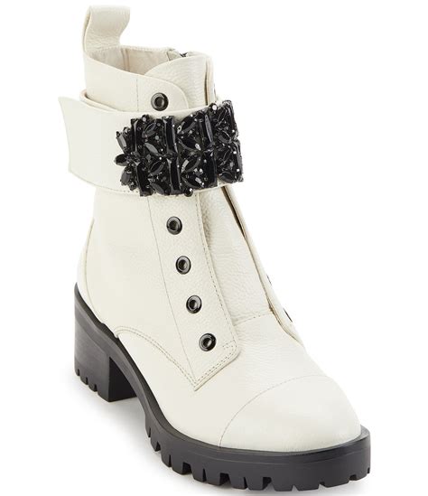 karl lagerfeld white boots